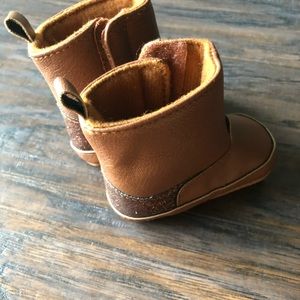 Carter’s Glitter Heel Newborn Boot
